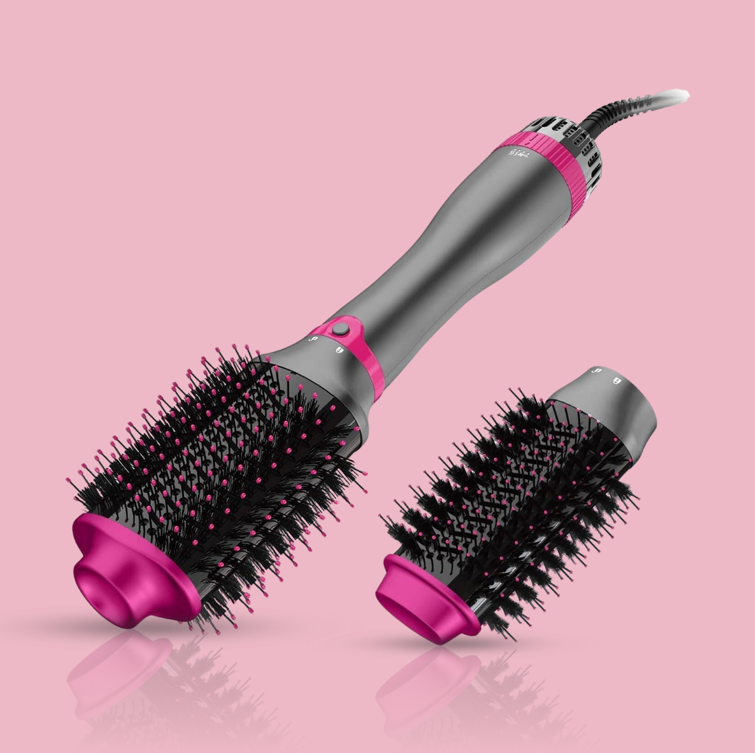 3 in 1 Hot Air Brush (Straightner, Curler, Dryer)
