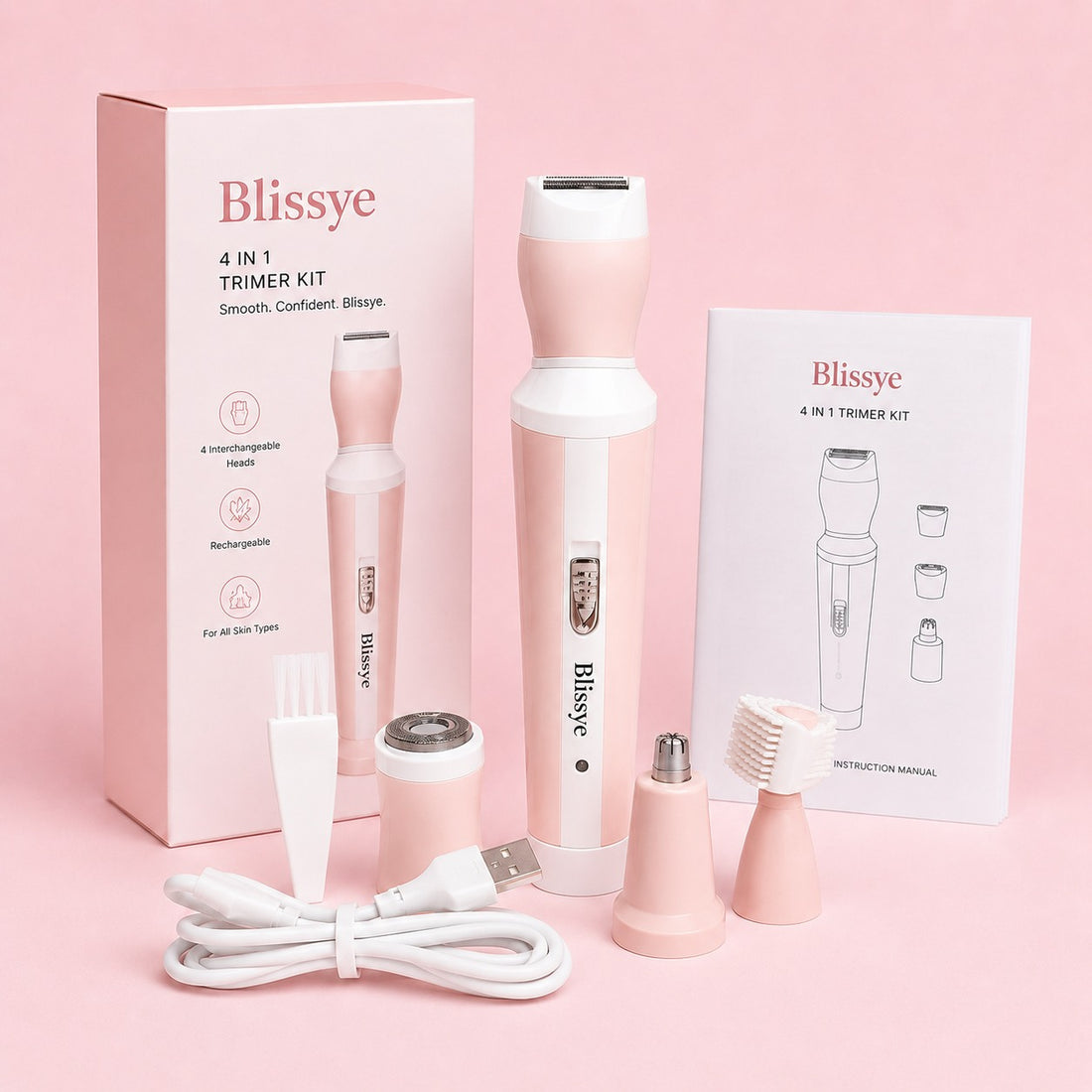Blissye Premium Trimmer (Premium Version 4 in 1)