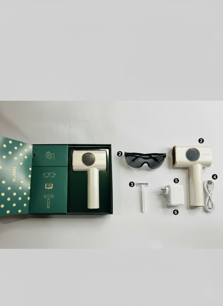 IPL Hair Removal Device – 9 Levels of Irradiation &amp; 2 Modes