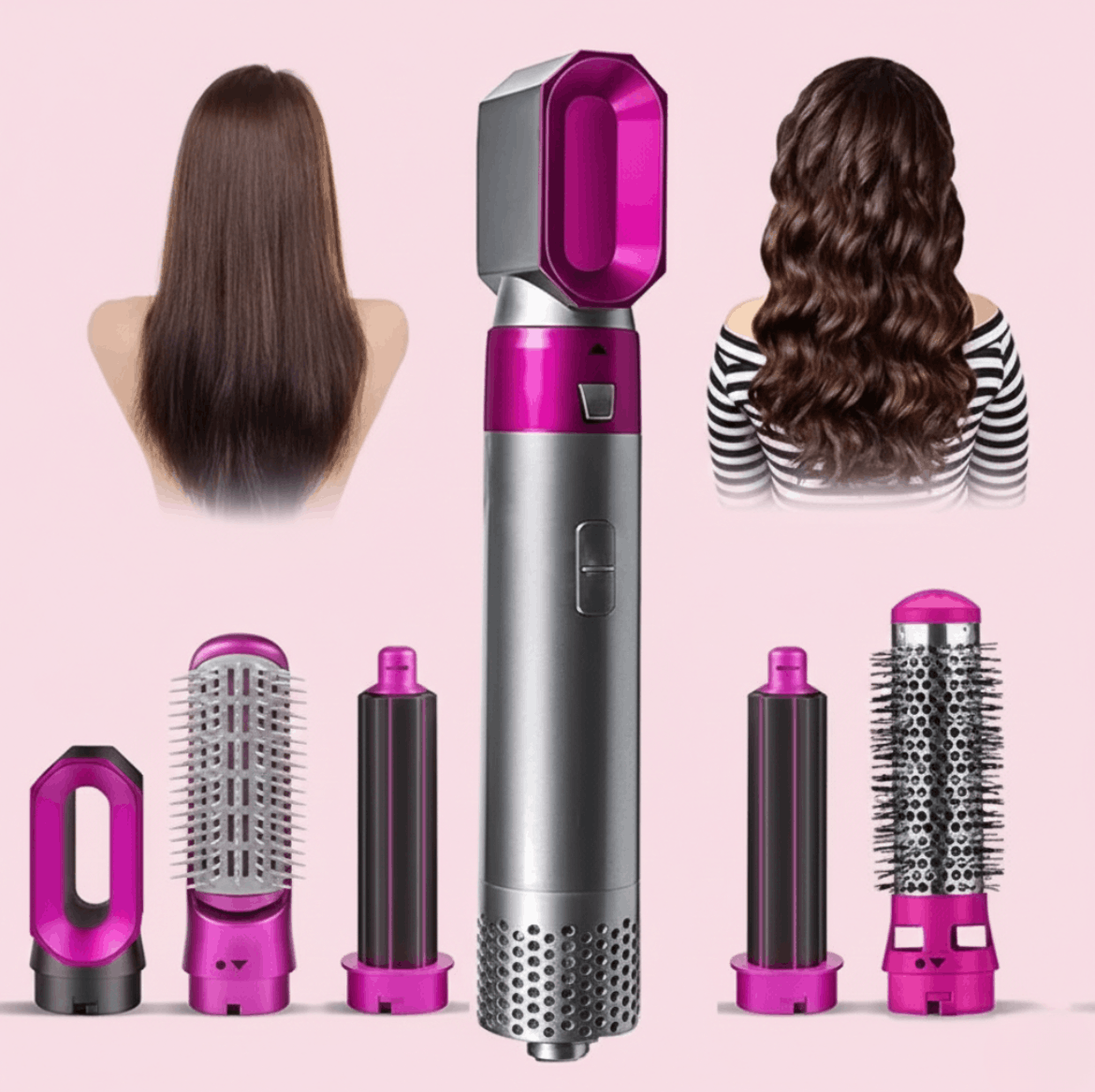 Premium Version 5 in 1 Hair Brush Styler