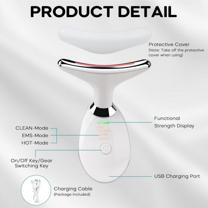 Blissye Premium Electric Face Massager,Beauty Device for Face and Neck