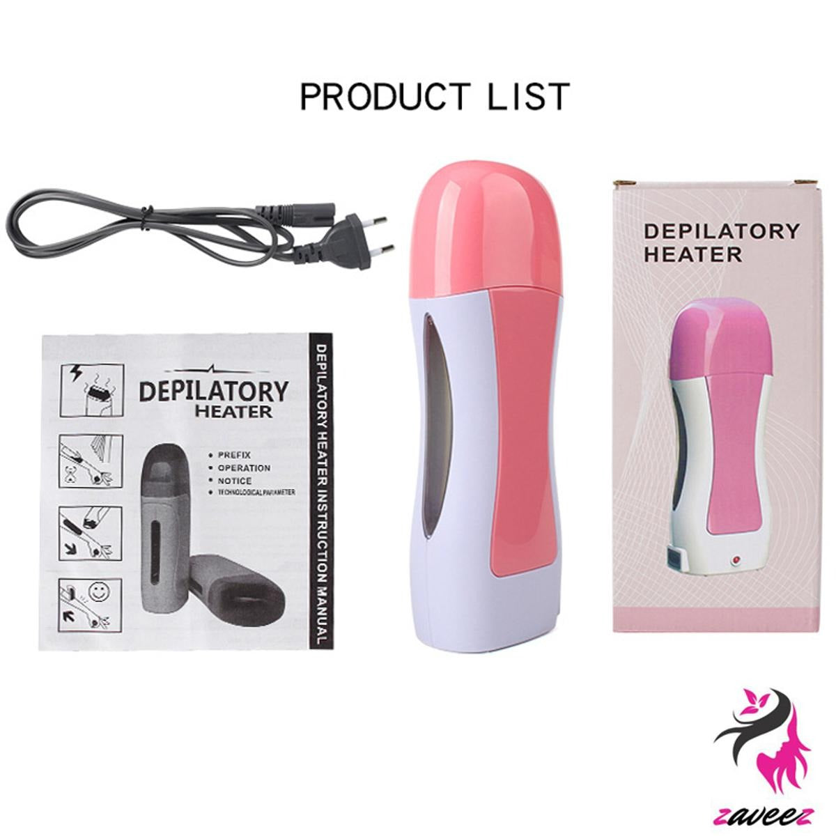 3-in-1 Electric Roll-On Wax Heater Kit