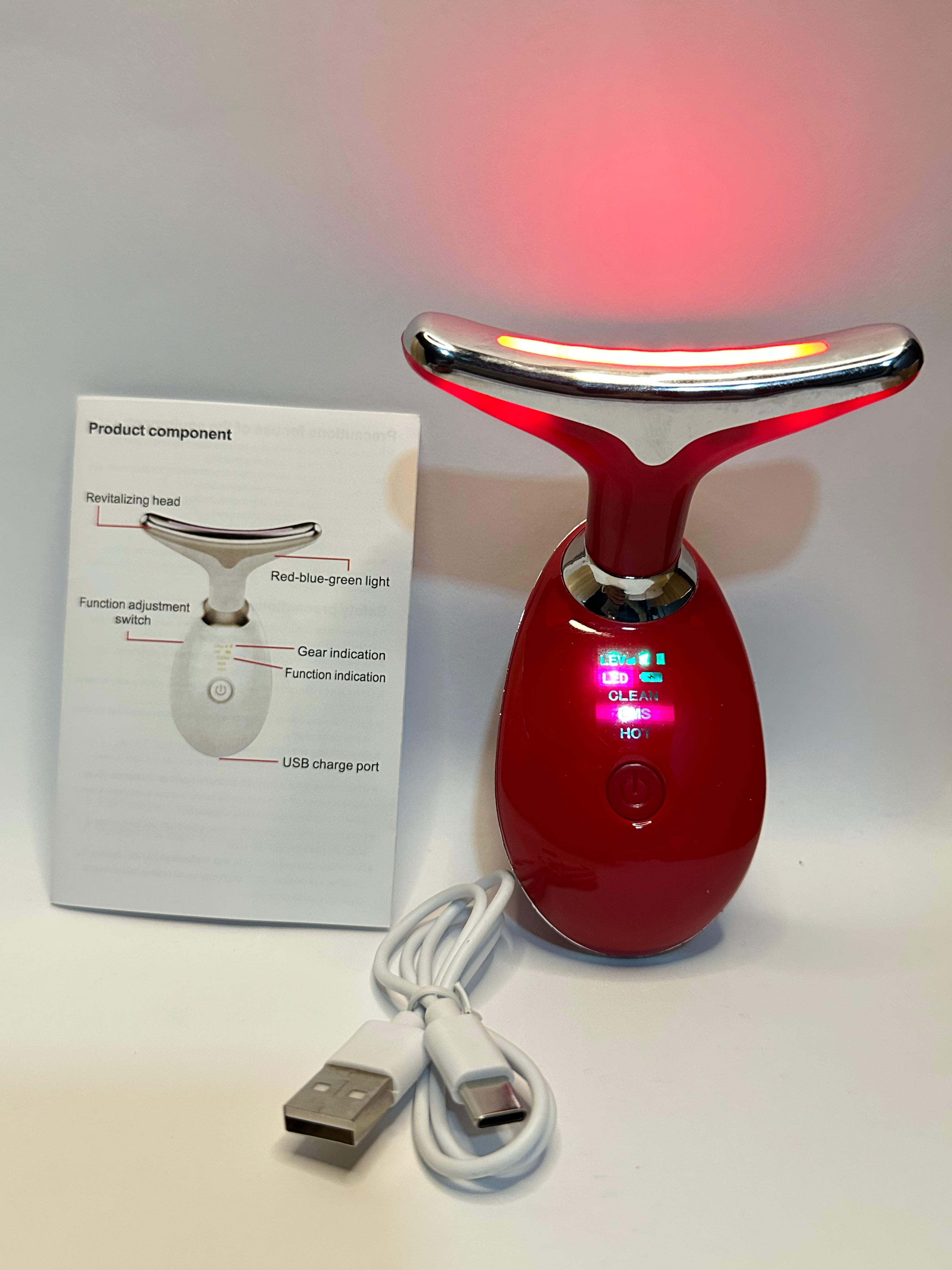 Blissye Premium Electric Face Massager,Beauty Device for Face and Neck