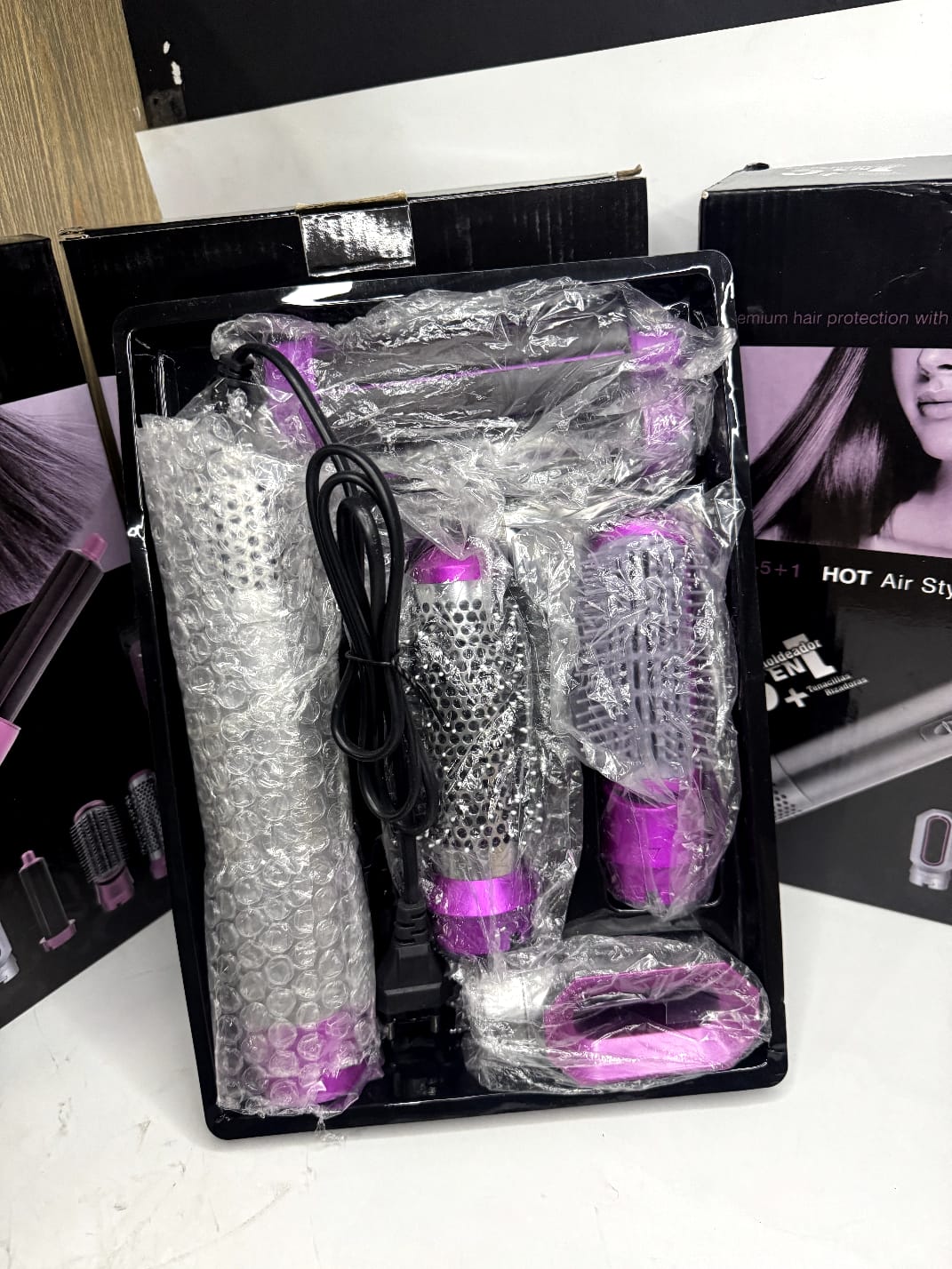 Premium Version 5 in 1 Hair Brush Styler